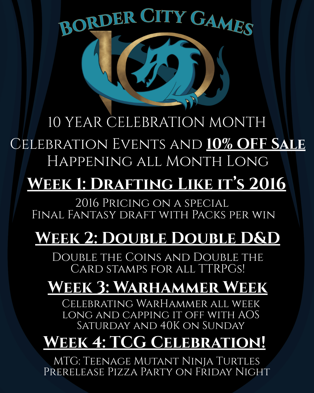 Border City Games Celebrates 10 Years!