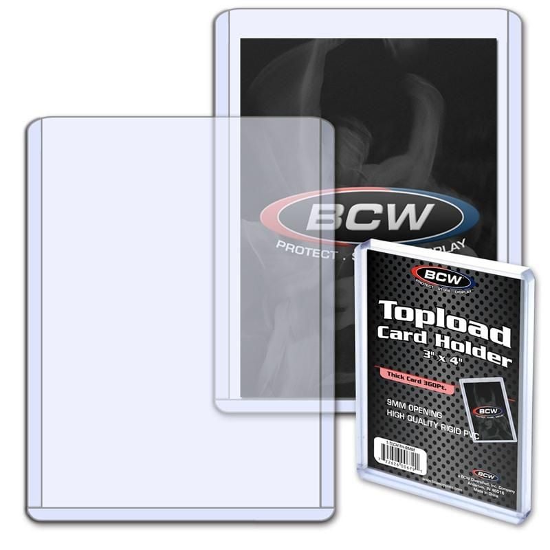 BCW TOPLOAD 3X4 Thick Card 360pt