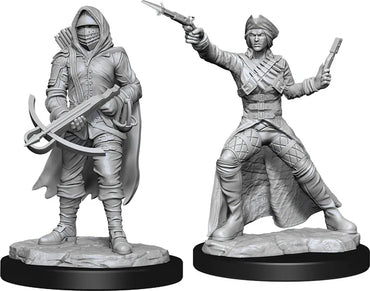 WIZKIDS UNPAINTED MINIS WV15 BOUNTY HUNTER/OUTLAW