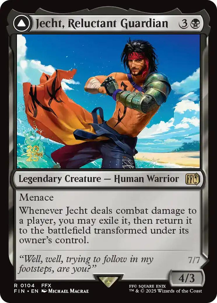 Jecht, Reluctant Guardian // Braska's Final Aeon [FINAL FANTASY Prerelease Promo]
