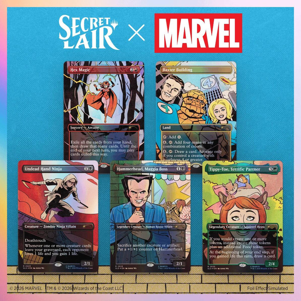 Secret Lair Drop Series: Secret Lair x Marvel: Spinner Rack Specials (Traditional Foil)