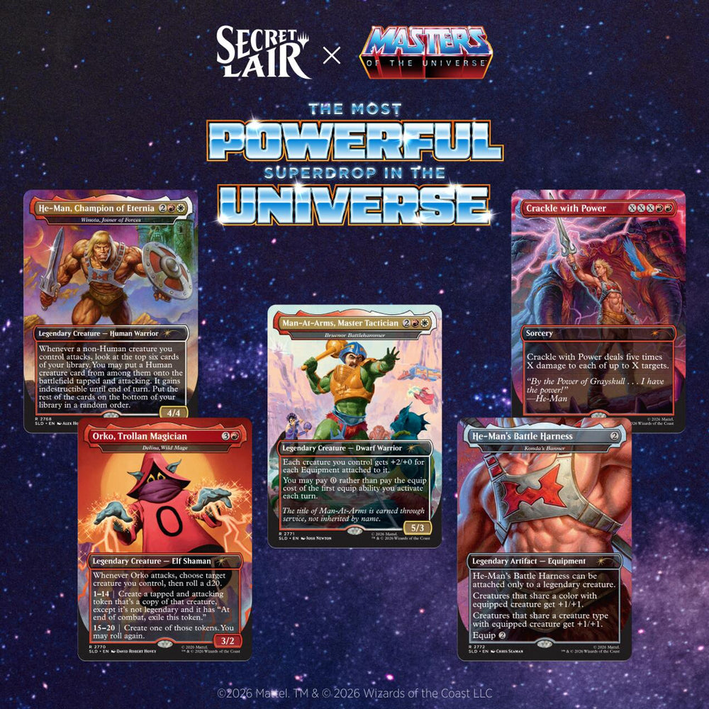 Secret Lair Drop: Secret Lair x Masters of the Universe: By the Power of Grayskull! (Non-Foil Edition)