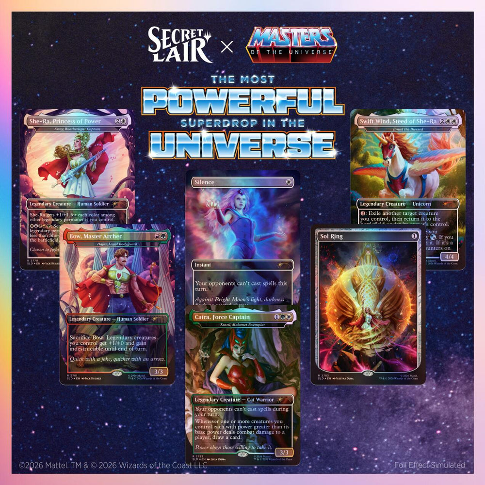 Secret Lair Drop: Secret Lair x Masters of the Universe: She-Ra, Princess of Power (Traditional Foil Edition)