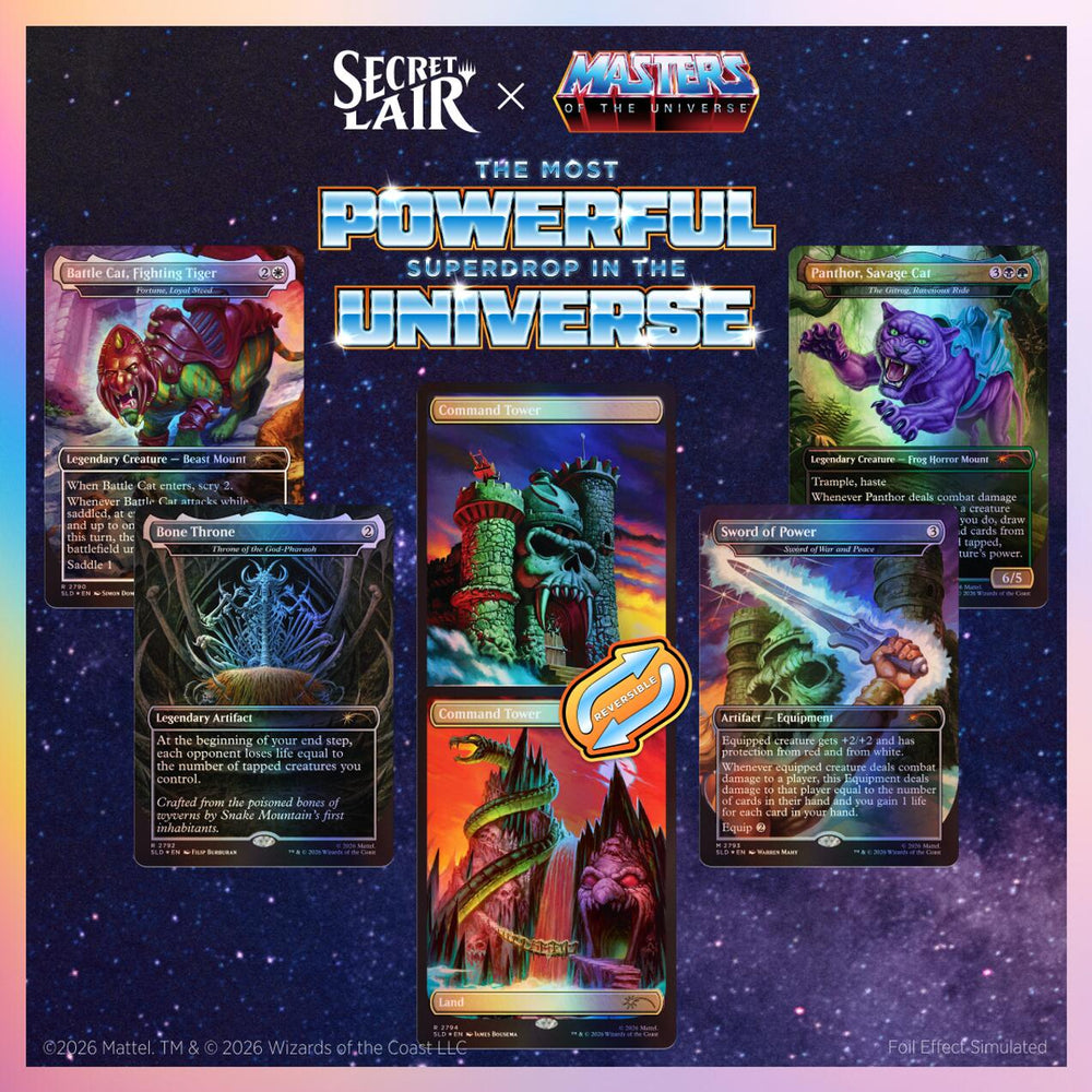 Secret Lair Drop: Secret Lair x Masters of the Universe: Sold Separately (Traditional Foil Edition)