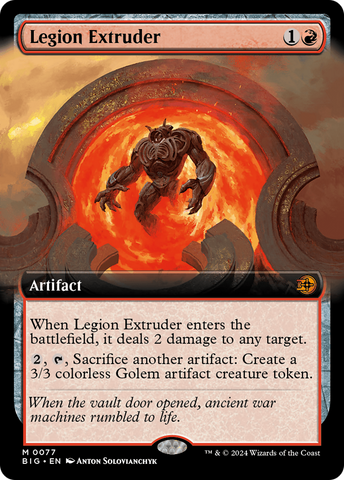 Legion Extruder (Extended Art) [Outlaws of Thunder Junction: The Big Score]
