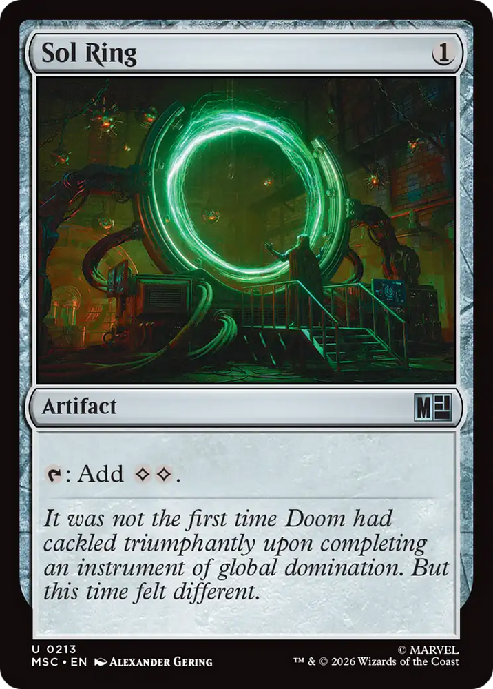 Sol Ring (0211) (Surge Foil) [Marvel Super Heroes Commander]