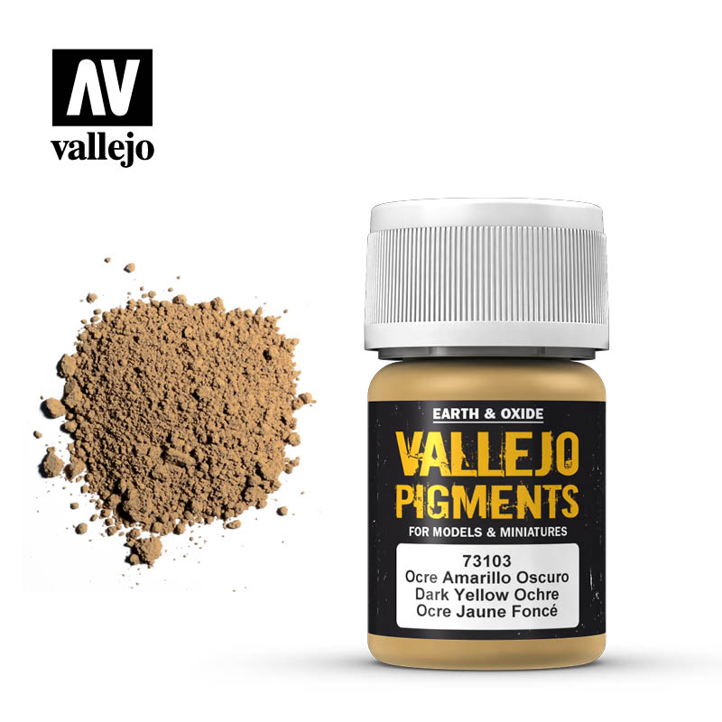VAL73103 DARK YELLOW OCRE PIGMENT 30ml