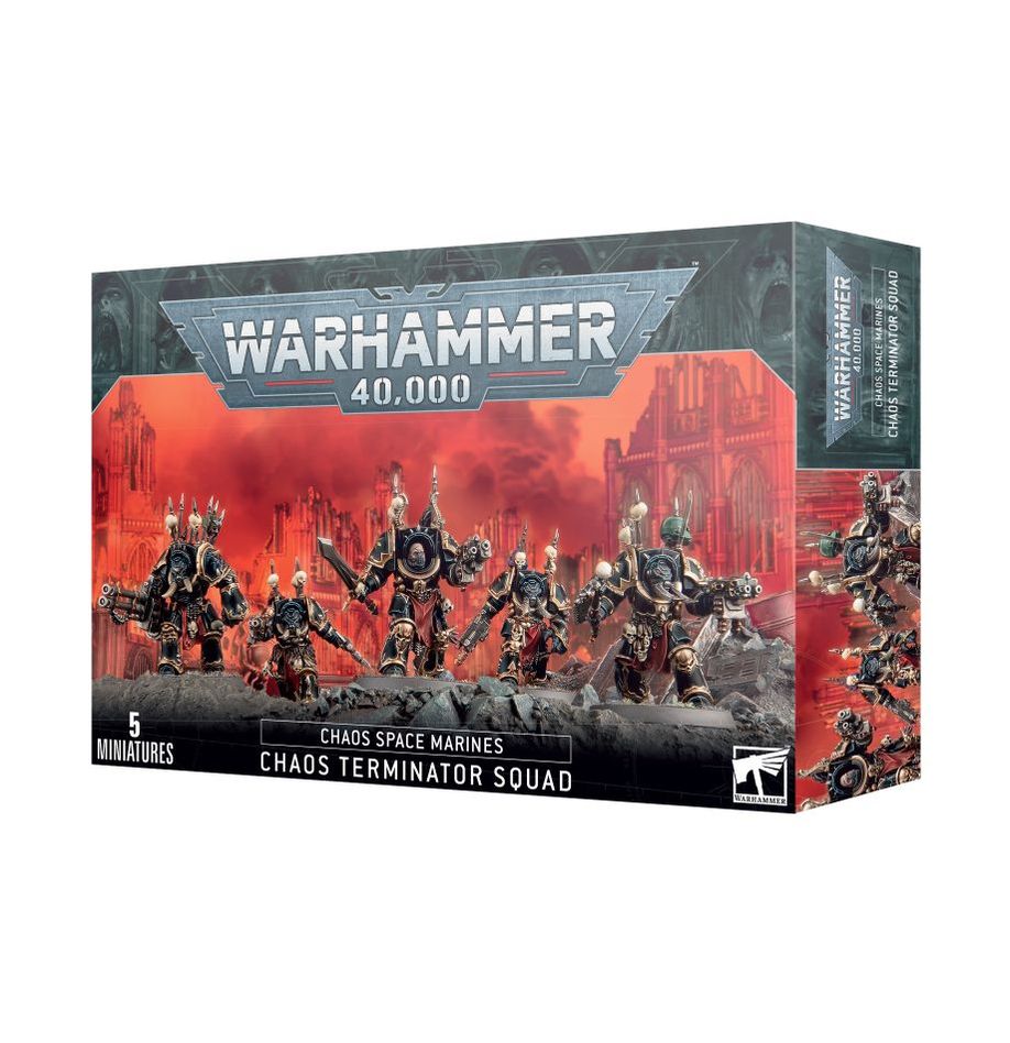 Chaos Space Marines:  Chaos Terminator Squad