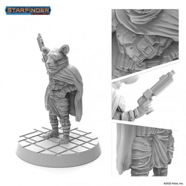 Starfinder Unpainted Miniatures: Ysoki Gang Leader