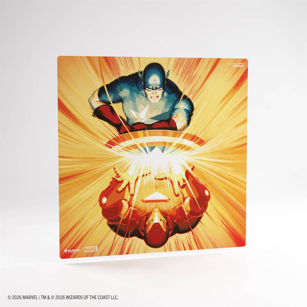 Gamegenic Playmat 2-player: Magic: The Gathering: Marvel Super Heroes: Iron Man / Cap America