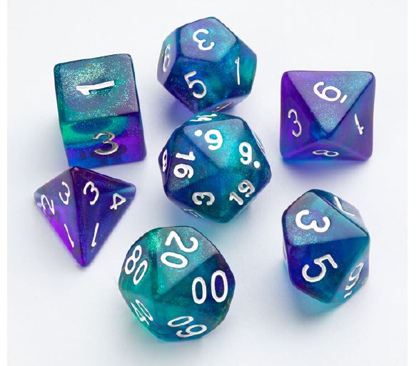 Gamegenic 7-die RPG Set - Galaxy Series