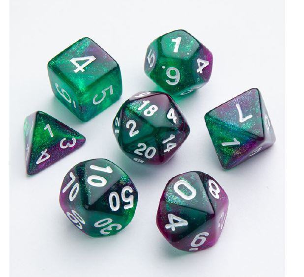 Gamegenic 7-die RPG Set - Galaxy Series