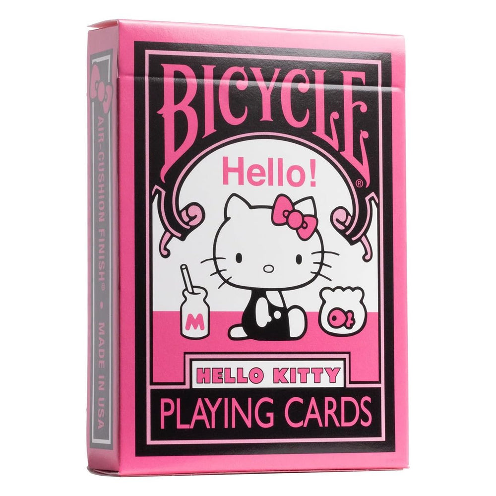 Bicycle Playing Cards - Hello Kitty Black and Pink