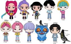 3D FOAM BAG CLIP K-POP DEMON HUNTERS SERIES 1