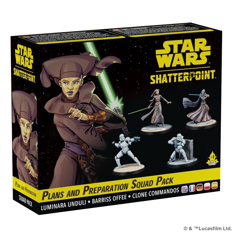 Star Wars: Shatterpoint: Plans and Preparation: General Luminara Unduli Squad Pack