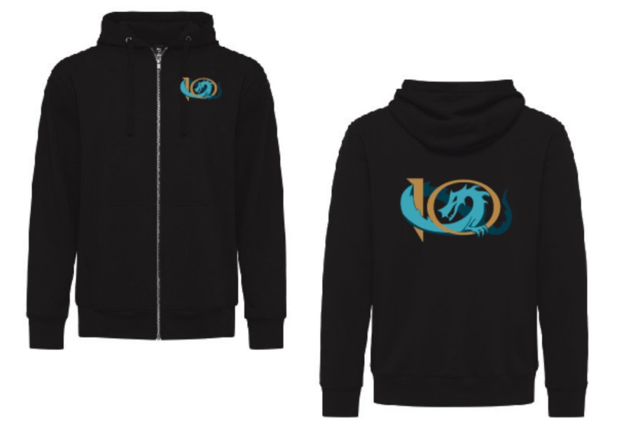 Border City Games 10th Anniversary Zip Hoodie