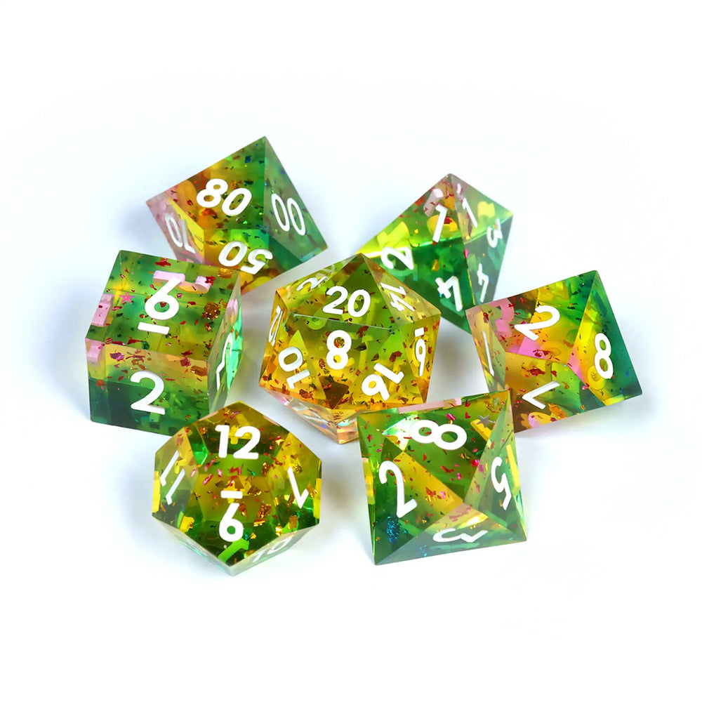 1985 Games 7-die RPG Set - VHS Dice