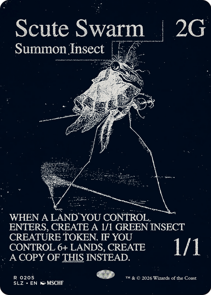 Scute Swarm (0205) [Secret Lair x MSCHF: The Zeta Set]