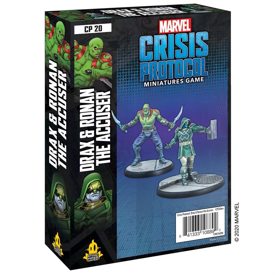 Marvel Crisis Protocol: Drax And Ronan The Accuser Character Pack