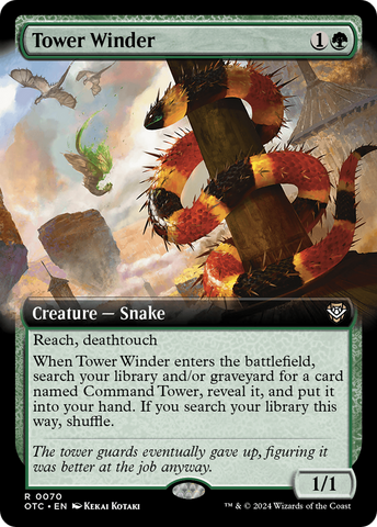 Tower Winder (Extended Art) [Outlaws of Thunder Junction Commander]