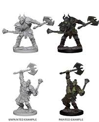 PF UNPAINTED MINIS WV3 HALF-ORC MALE BARBARIAN