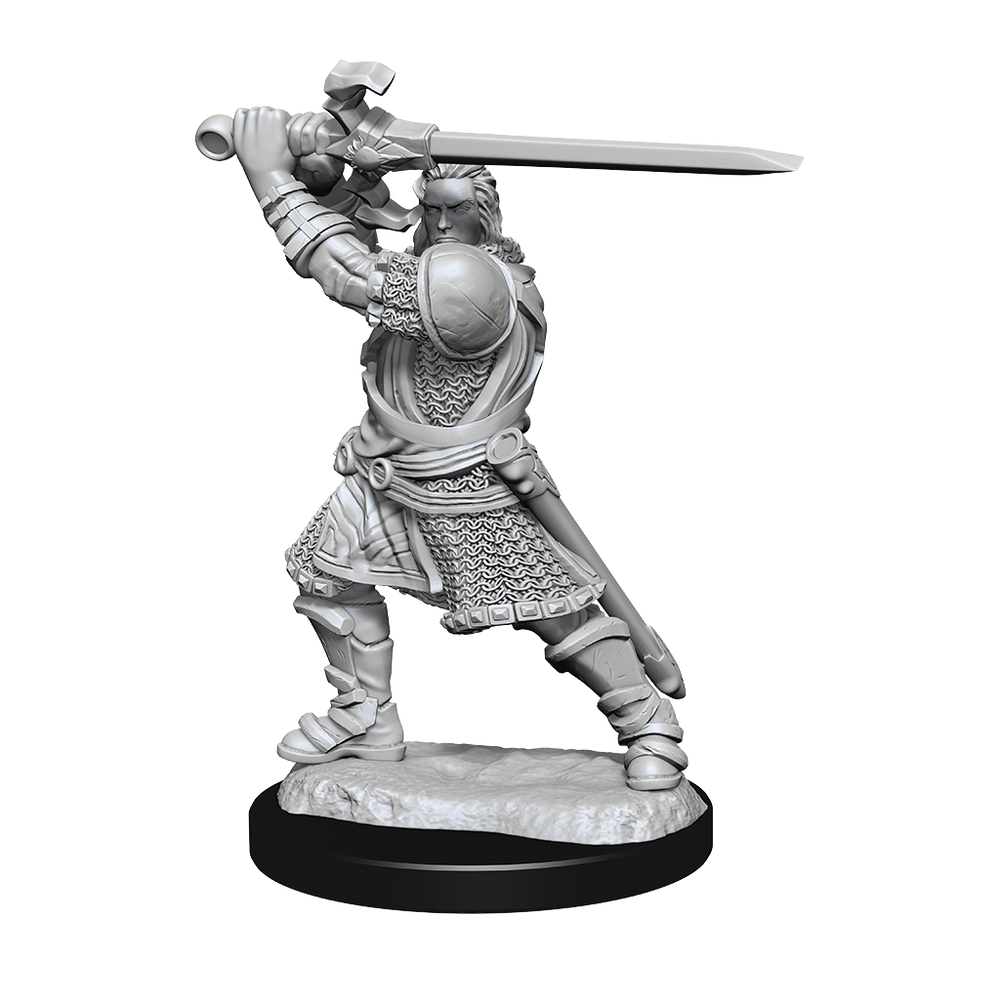 DND UNPAINTED MINIS WV14 HUMAN PALADIN MALE