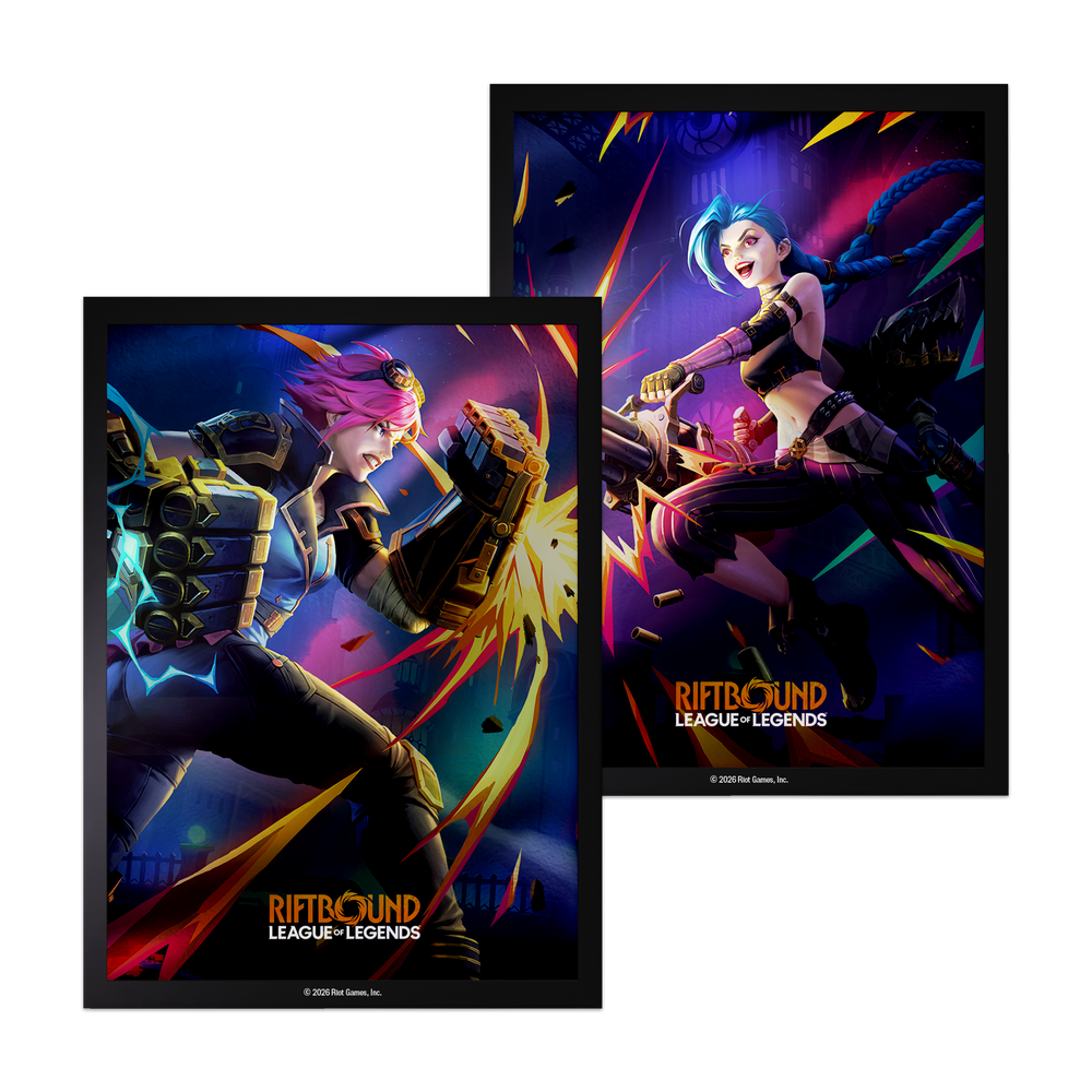 RIFTBOUND LEAGUE OF LEGENDS TCG VENDETTA ART SLEEVES 100ct