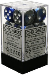 CHESSEX 16MM D6 DICE BLOCK (12 DICE) - GEMINI