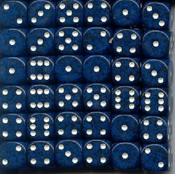 Chessex 12mm D6 Dice Block (36 Dice) *Speckled*