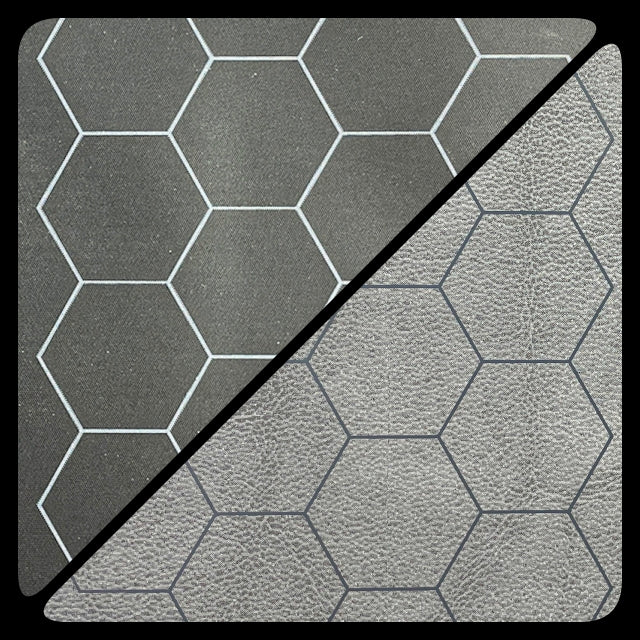 BATTLEMAT 1" HEX REVERSIBLE BLK-GREY 26" X 23.5"