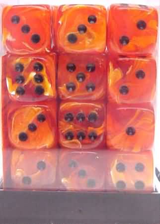 Chessex 12mm D6 Dice Block (36 Dice) *Vortex*