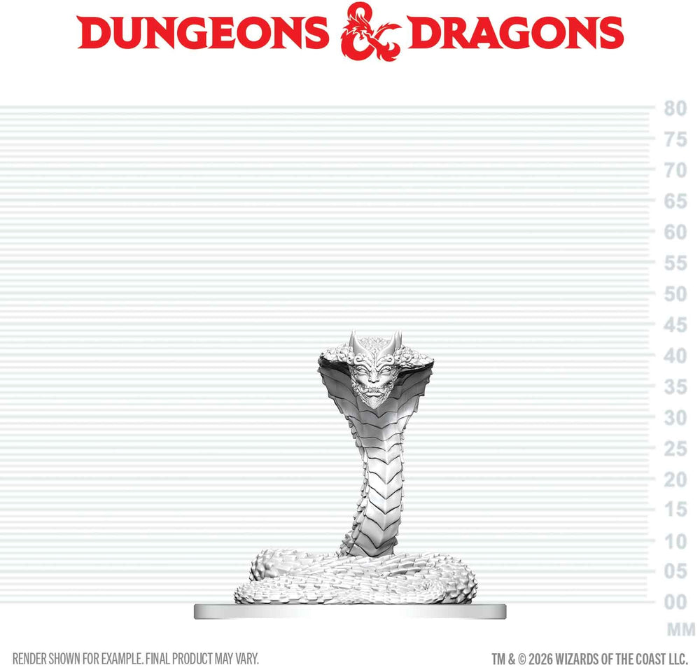 DND UNPAINTED MINIS WV29 GUARDIAN NAGA