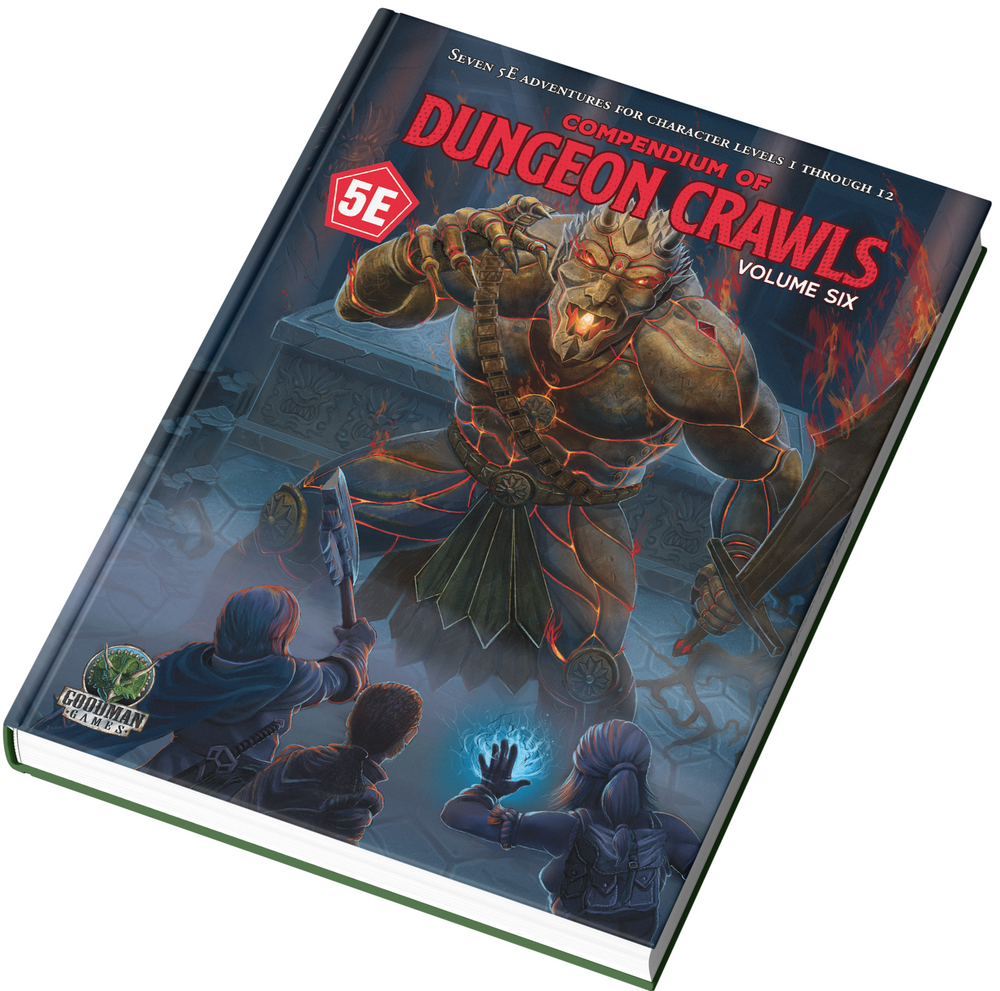 DND 5E: COMPENDIUM OF DUNGEON CRAWLS V6 A COMPILATION OF ADVENTURES