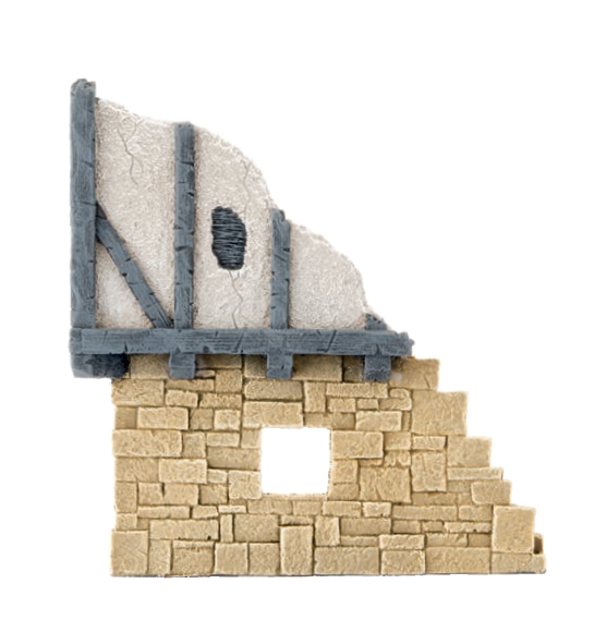 BATTLEFIELD IN A BOX: WARTORN VILLAGE SANDSTONE SM