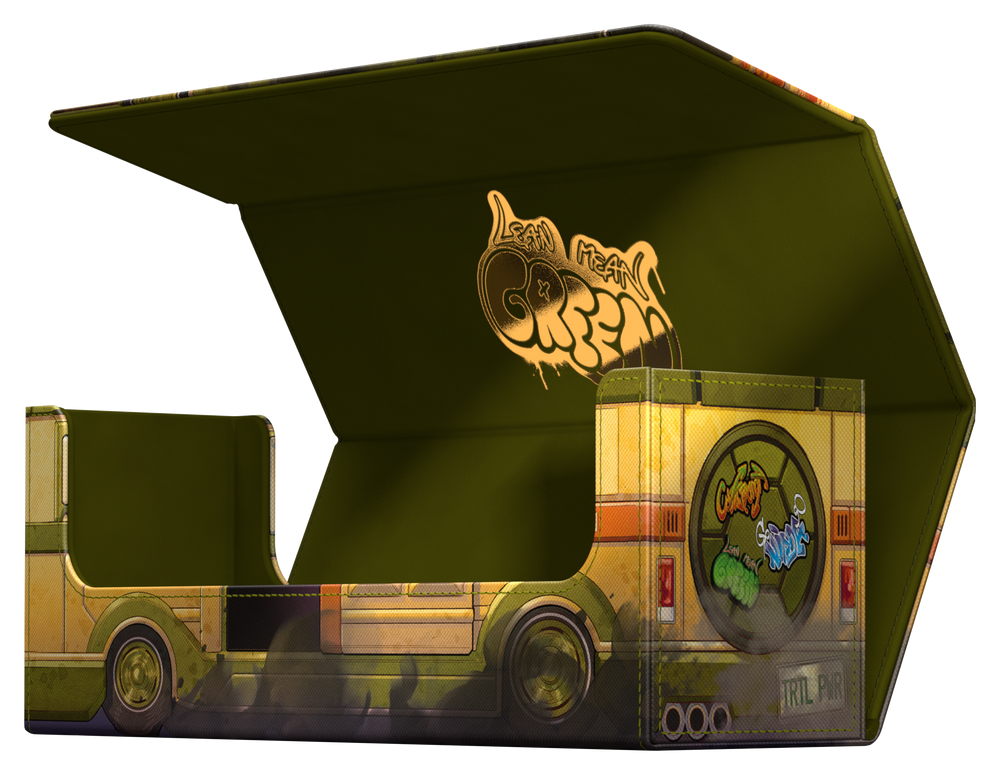 UG DECK CASE ARKHIVE 400+ XENOSKIN MTG TEENAGE MUTANT NINJA TURTLES - TURTLES VAN