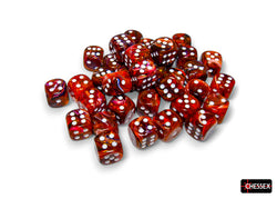 Chessex 12mm D6 Dice Block (36 Dice) *Festive*
