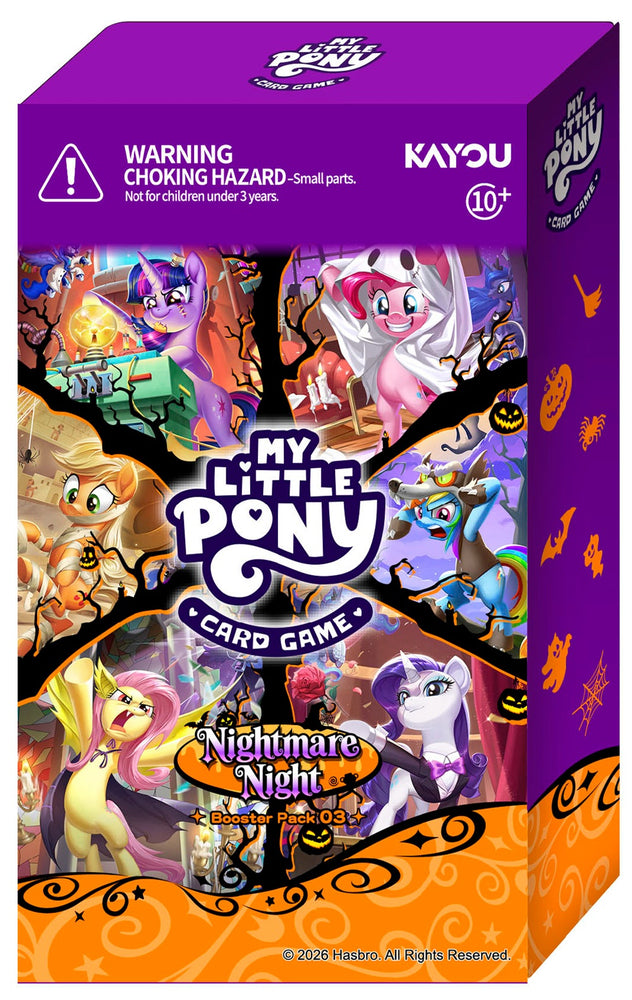 MY LITTLE PONY TRADING CARD GAME BP3 NIGHTMARE NIGHT 5PK COLLECTOR BOX