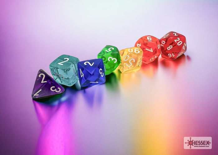 PRISM TRANSLUCENT GM AND BEGINNER PLAYER 7-DIE SET