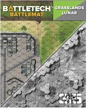 BATTLETECH BATTLE MAT GRASSLANDS/LUNAR