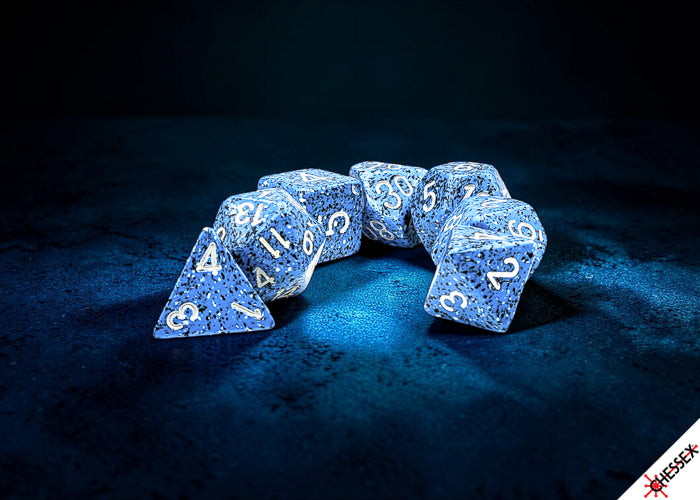 CHESSEX 7-DIE SET *SPECKLED*