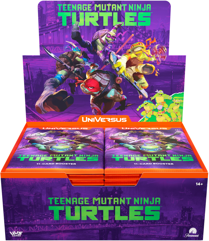 TEENAGE MUTANT NINJA TURTLES BOOSTER DISPLAY