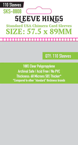 SK 'WYRMSPAN COMPATIBLE' SLEEVES 57mmX57mm (110ct)