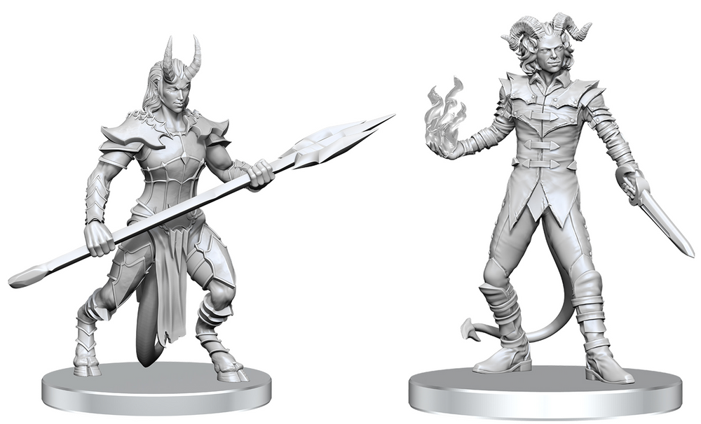 PF UNPAINTED MINIS WV27 VORDINE (INFANTRY DEVIL) & PITBORN ROGUE