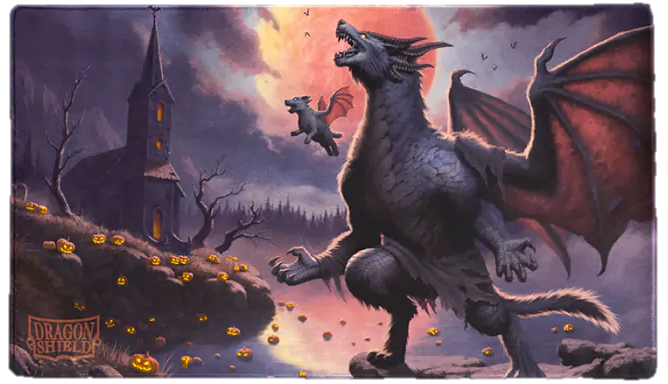 DRAGON SHIELD PLAYMAT HALLOWEEN 2023