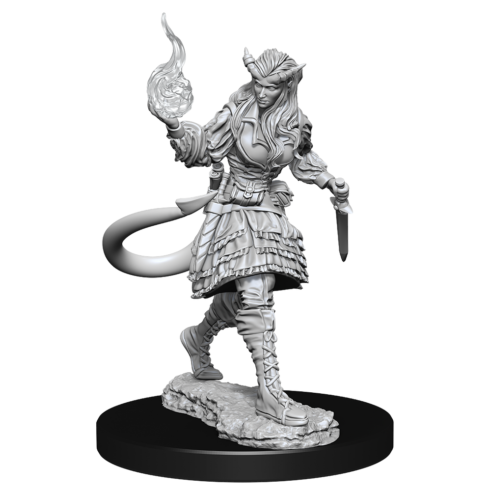 DND UNPAINTED MINIS WV15 TIEFLING SORCERER FEMALE