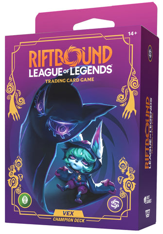 RIFTBOUND - LEAGUE OF LEGENDS TCG - UNLEASHED CHAMPION DECK VEX