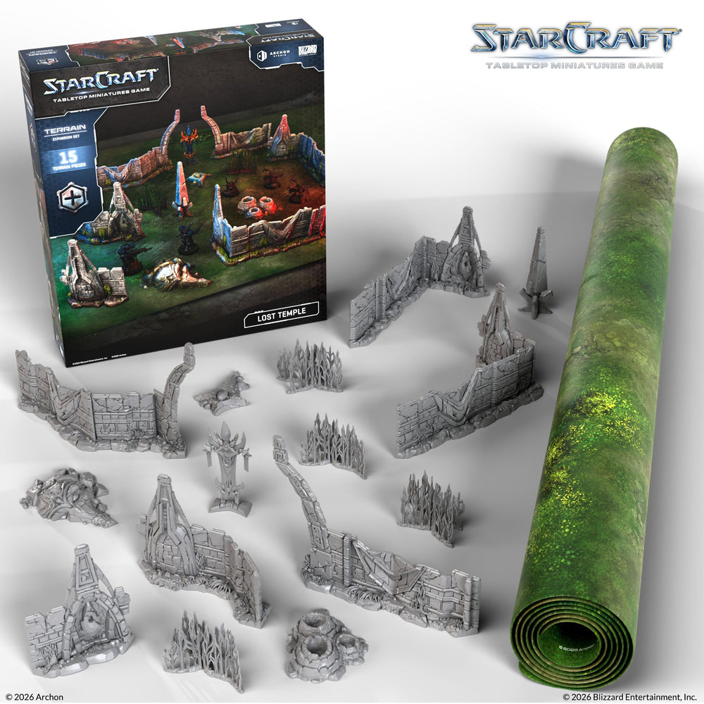 Starcraft: The Miniatures Game - Protoss - Lost Temple Terrain Expansion Set