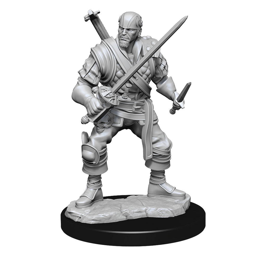 DND UNPAINTED MINIS WV15 HUMAN BARD MALE