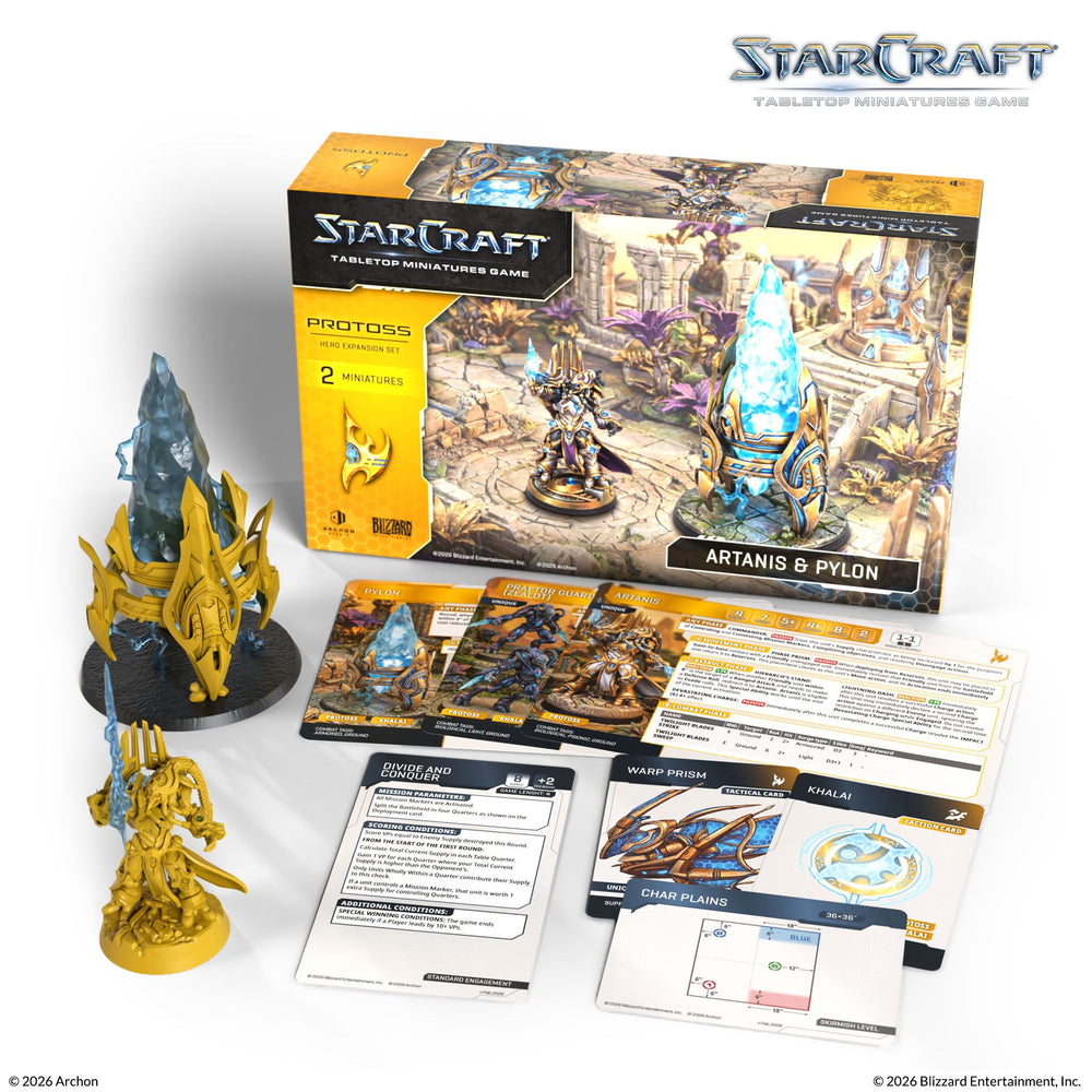 Starcraft: The Miniatures Game - Protoss - Artanis and Pylon