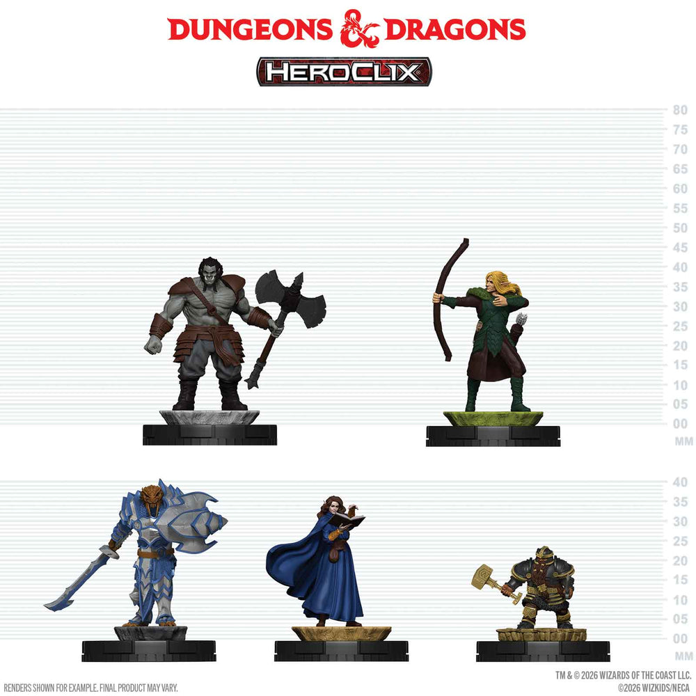 DUNGEONS AND DRAGONS HEROCLIX SERIES ONE 1CT BOOSTER